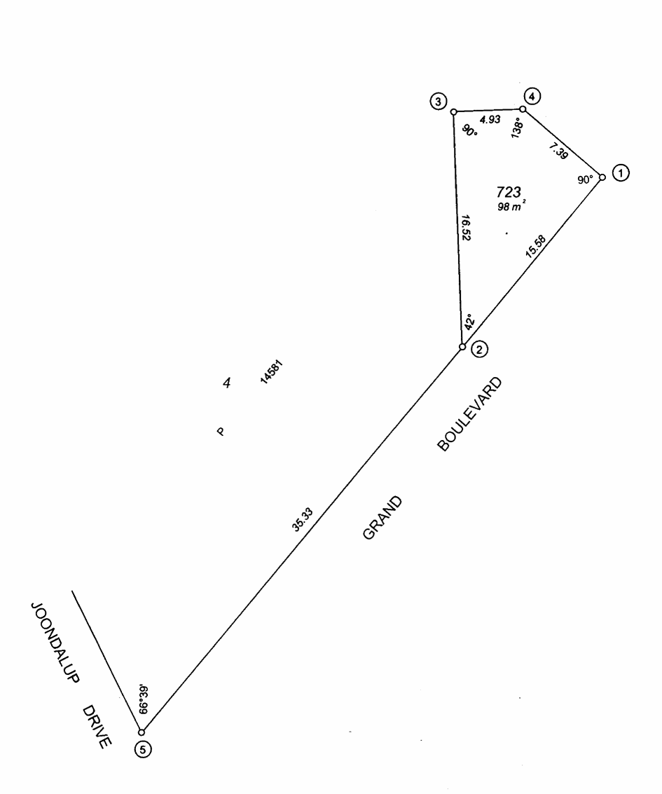 Tie to Existing Cadastral Corner example